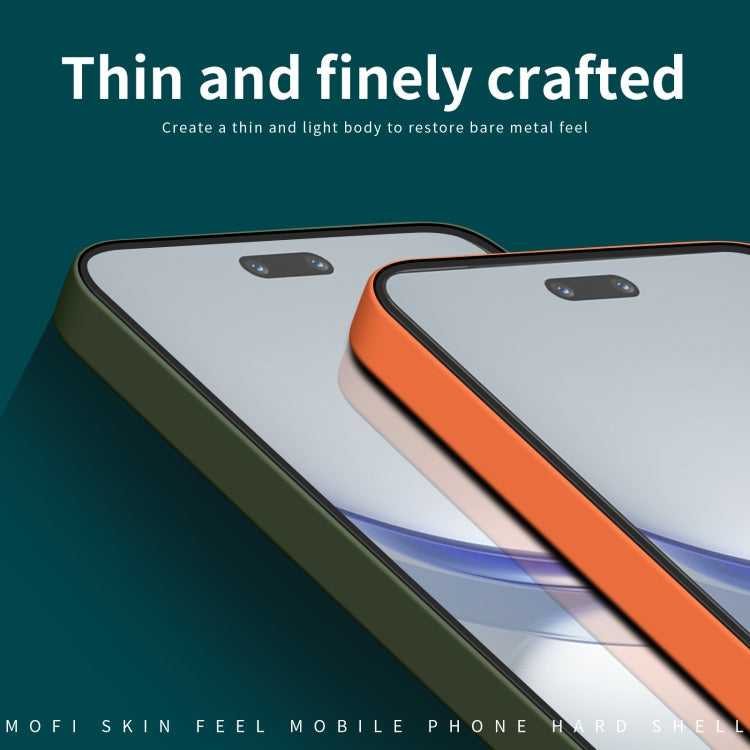 For Huawei nova 12 MOFI Qin Series Skin Feel All-inclusive PC Phone Case(Orange)