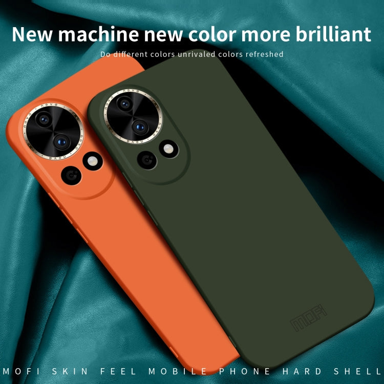For Huawei nova 12 Pro / 12 Ultra MOFI Qin Series Skin Feel All-inclusive PC Phone Case(Beige)