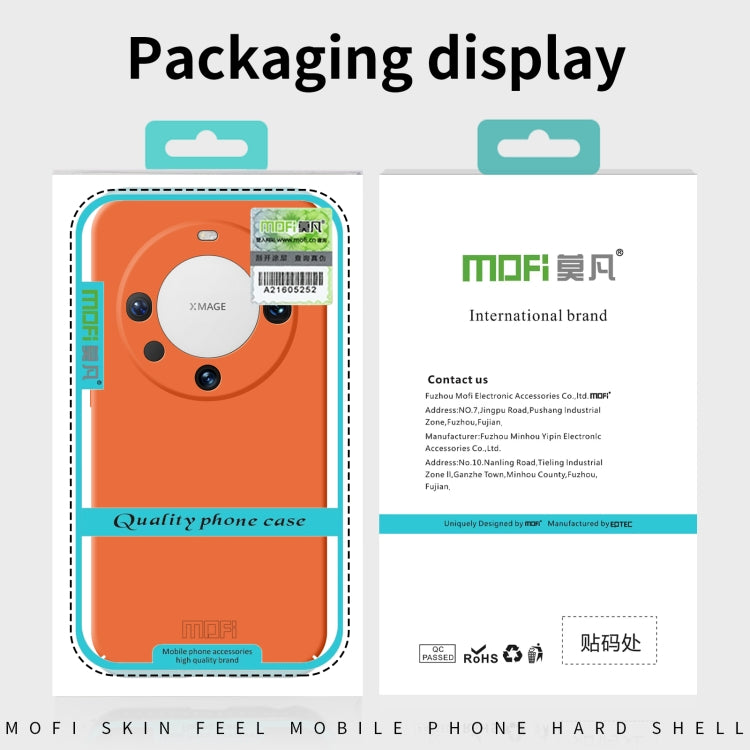 For Huawei nova 12 MOFI Qin Series Skin Feel All-inclusive PC Phone Case(Pink)