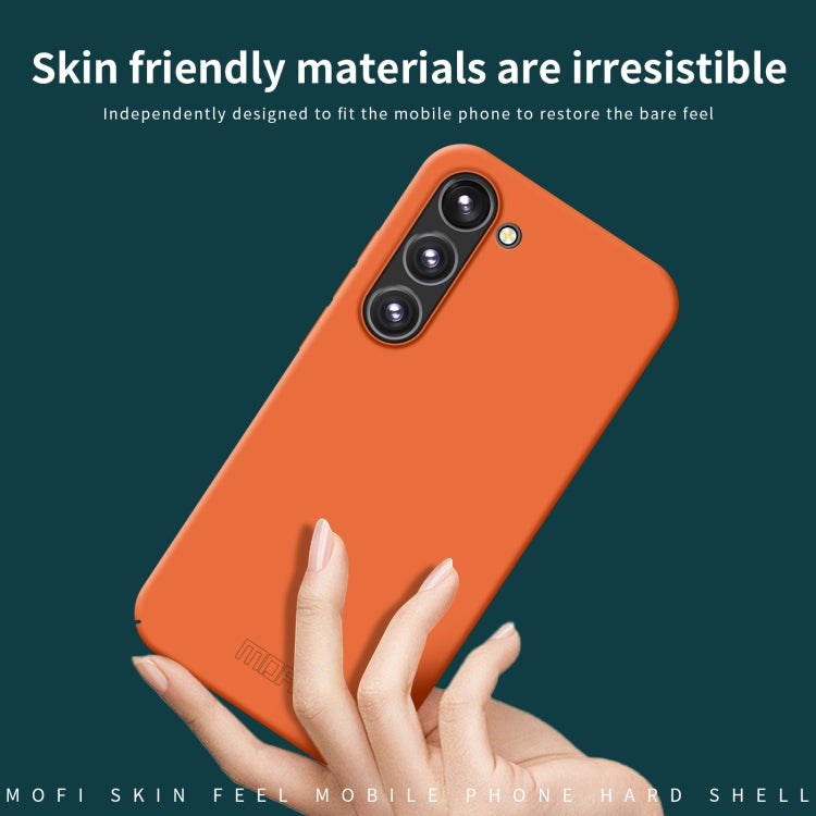 For Samsung Galaxy S24 5G MOFI Qin Series Skin Feel All-inclusive PC Phone Case(Green)