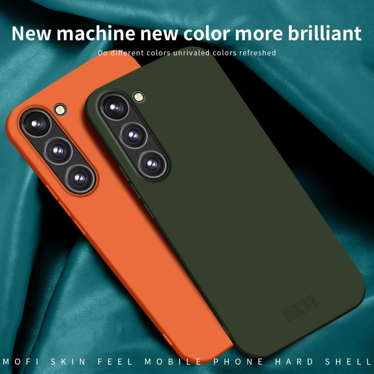 For Samsung Galaxy S24+ 5G MOFI Qin Series Skin Feel All-inclusive PC Phone Case(Green)