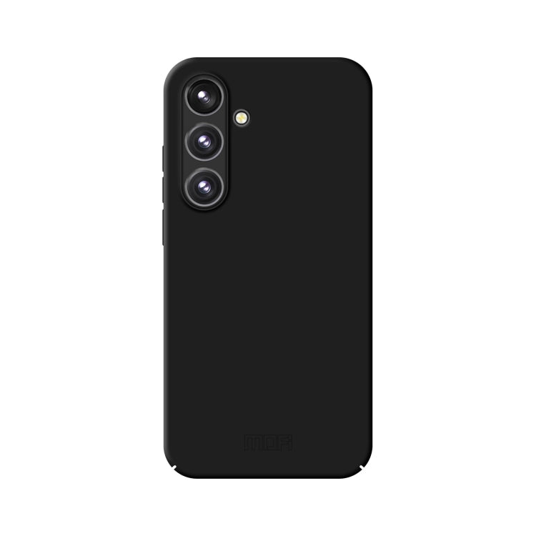 For Samsung Galaxy S24 FE 5G MOFI Qin Series Skin Feel All-inclusive PC Phone Case(Black)
