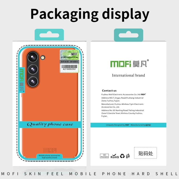 For Samsung Galaxy S24 FE 5G MOFI Qin Series Skin Feel All-inclusive PC Phone Case(Black)