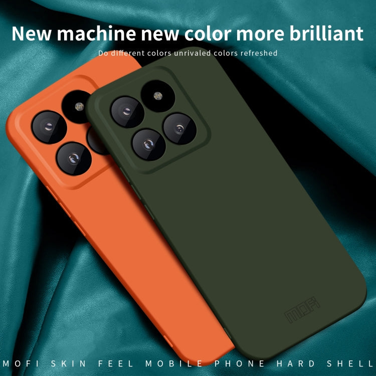For Xiaomi 14 Pro MOFI Qin Series Skin Feel All-inclusive PC Phone Case(Blue)