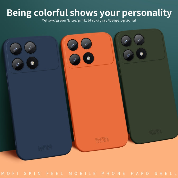 For Xiaomi Redmi K70E MOFI Qin Series Skin Feel All-inclusive PC Phone Case(Green)