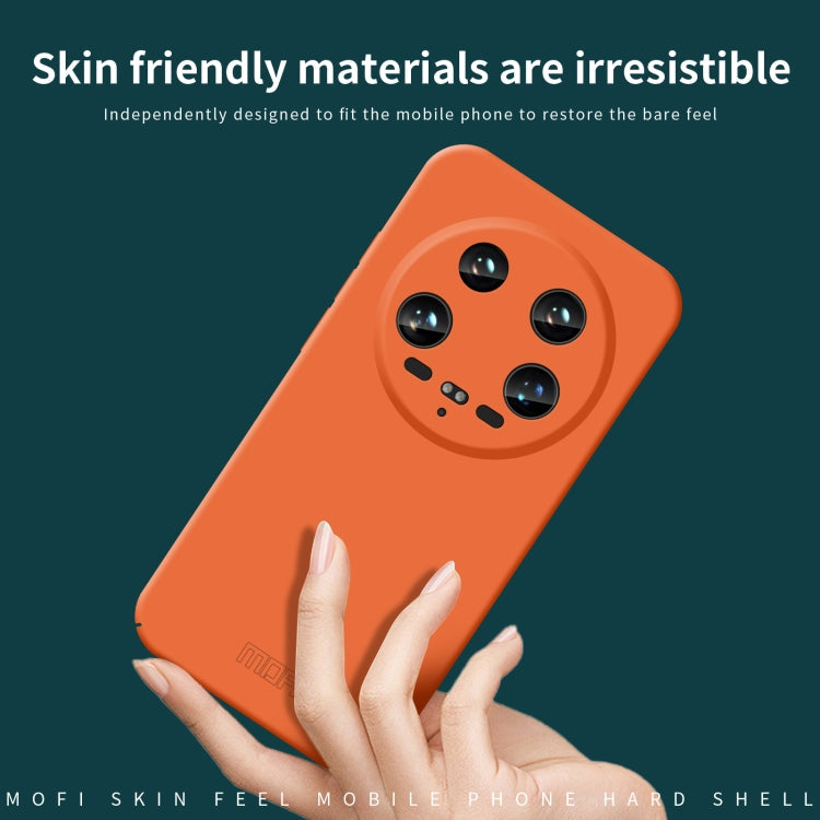 For Xiaomi 14 Ultra MOFI Qin Series Skin Feel All-inclusive PC Phone Case(Pink)