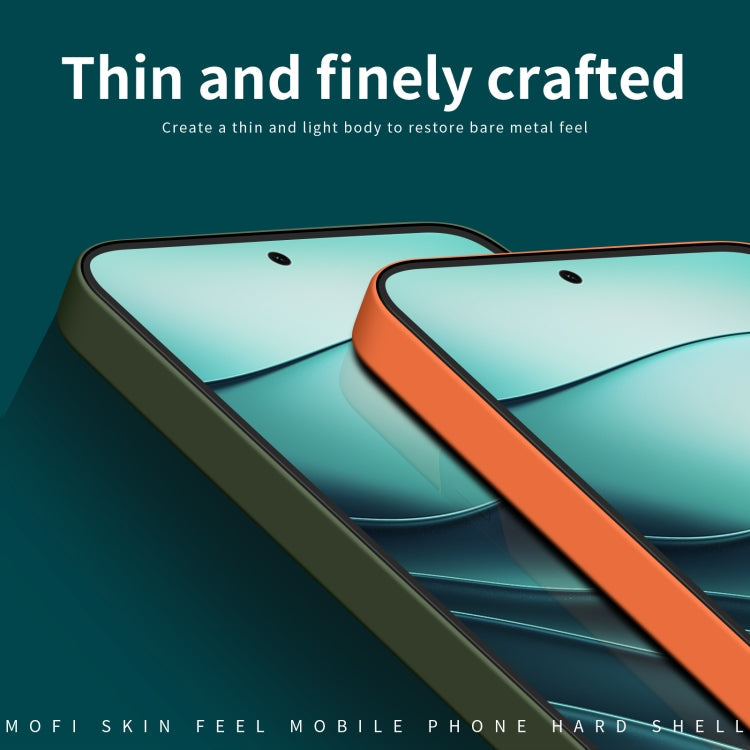 For Xiaomi Redmi Note 14 5G MOFI Qin Series Skin Feel All-inclusive PC Phone Case(Green)
