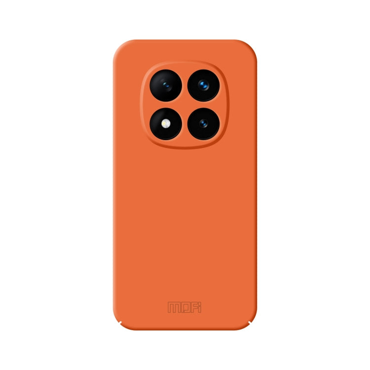 For Xiaomi Redmi Note 14 Pro 5G MOFI Qin Series Skin Feel All-inclusive PC Phone Case(Orange)