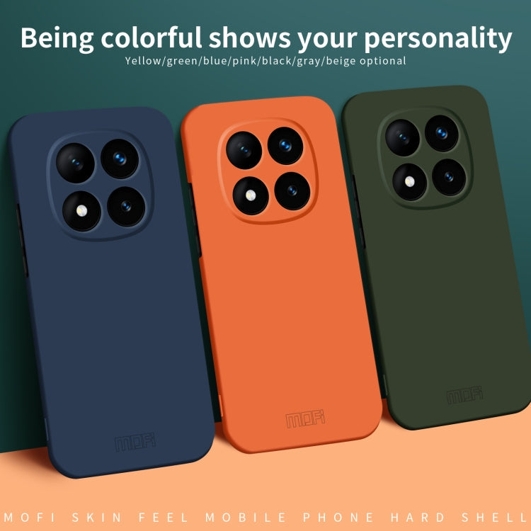 For Xiaomi Redmi Note 14 Pro 5G MOFI Qin Series Skin Feel All-inclusive PC Phone Case(Orange)