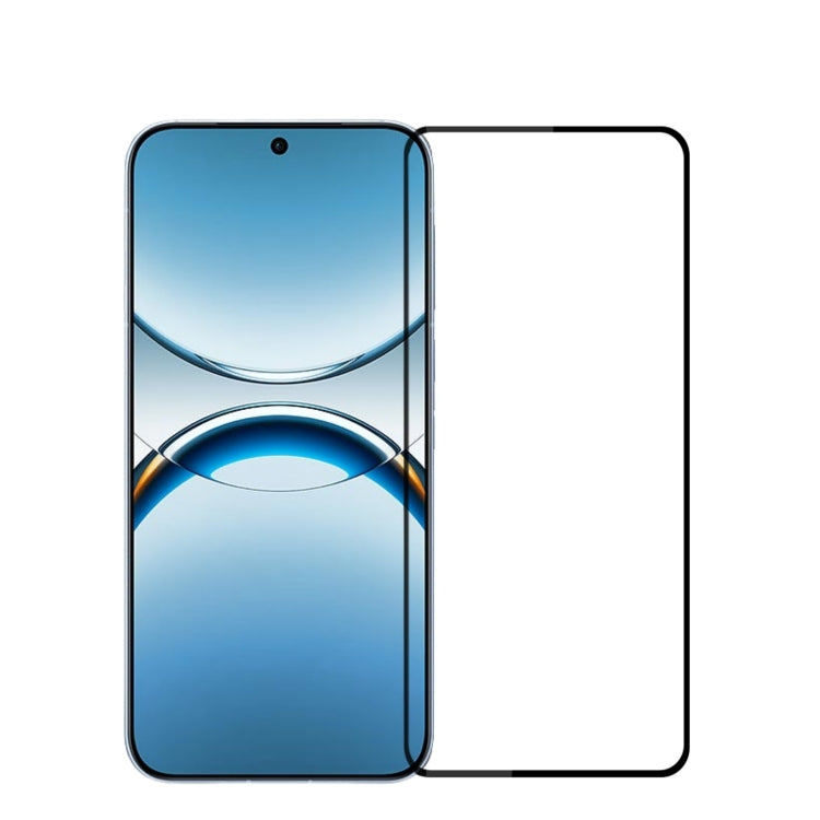 For OPPO Find X8 MOFI 9H 2.5D Full Screen Tempered Glass Film(Black)