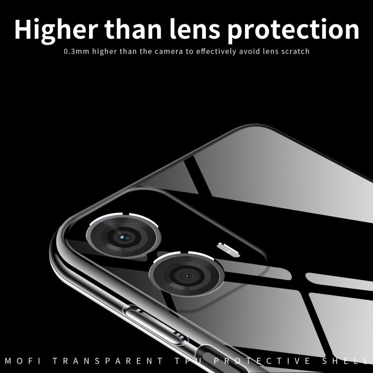 For Motorola Moto G24 Power MOFI Ming Series Ultra-thin TPU Phone Case(Transparent)