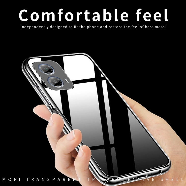 For Motorola Moto G35 MOFI Ming Series Ultra-thin TPU Phone Case(Transparent)