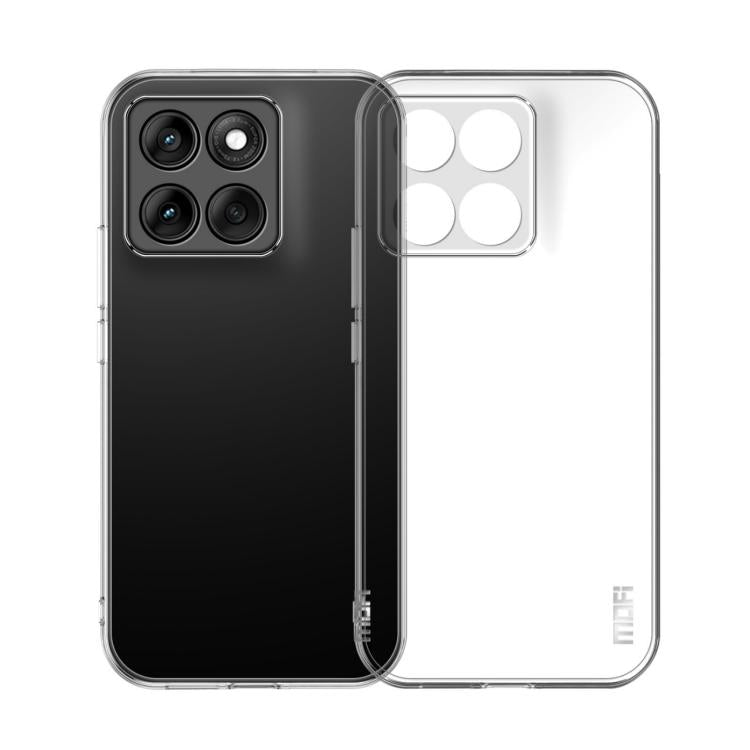 For Motorola Edge 60 Pro MOFI Ming Series Ultra-thin TPU Phone Case(Transparent)