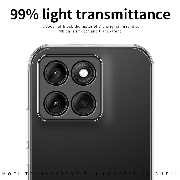 For Motorola Edge 60 Pro MOFI Ming Series Ultra-thin TPU Phone Case(Transparent)