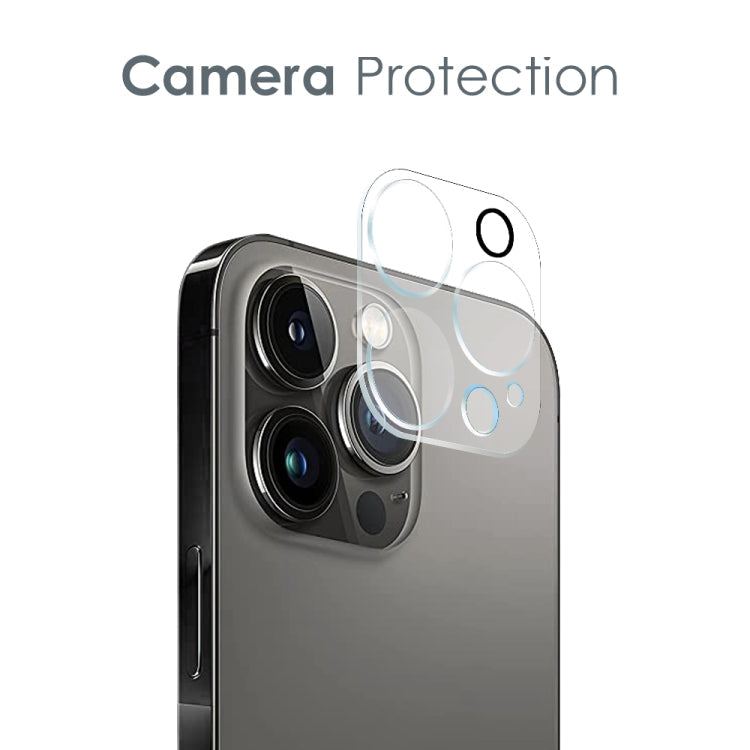For iPhone 12 Pro NORTHJO 3 in 1 TPU Phone Case with Screen Film and Lens Film(Clear)