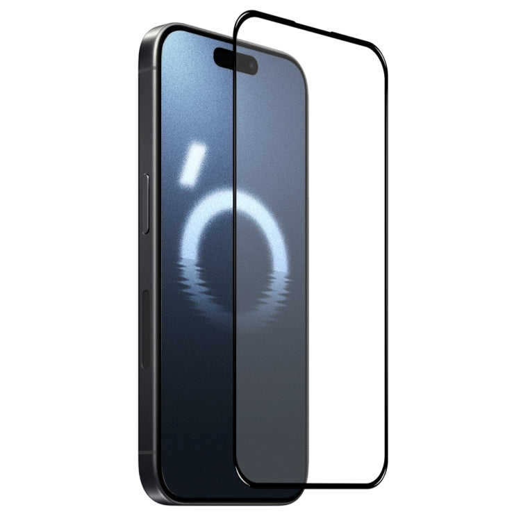 For iPhone 16 Pro Max NORTHJO A++ Screen Protector Full Glue Silk Printing Tempered Glass Film