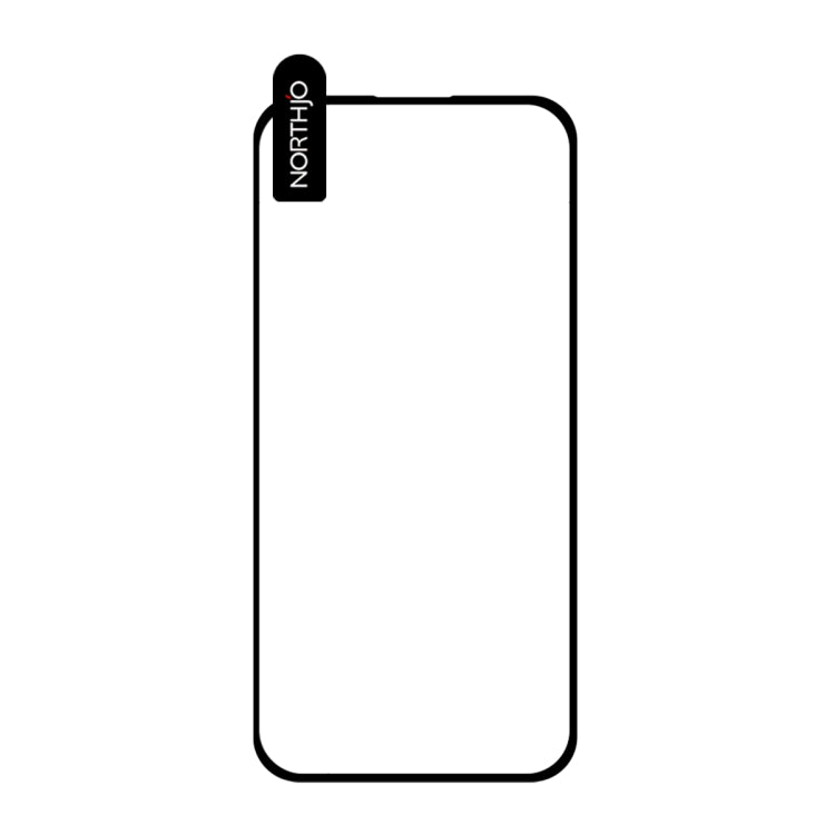For iPhone 16 Pro Max NORTHJO A++ Screen Protector Full Glue Silk Printing Tempered Glass Film