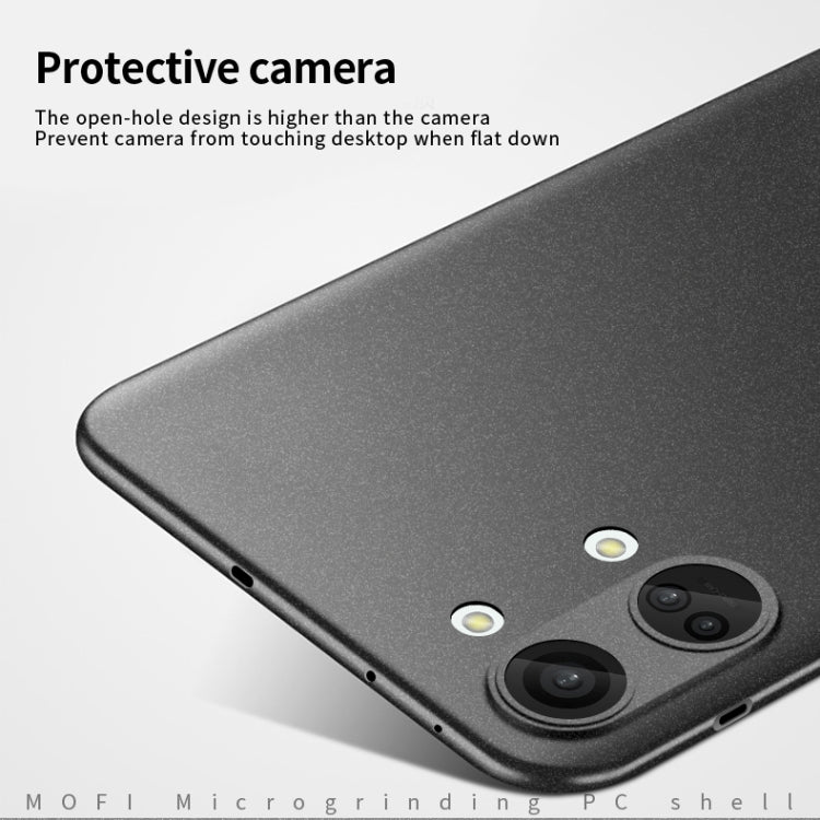 For OnePlus Ace 2V / Nord 3 MOFI Fandun Series Frosted PC Ultra-thin All-inclusive Phone Case(Red)