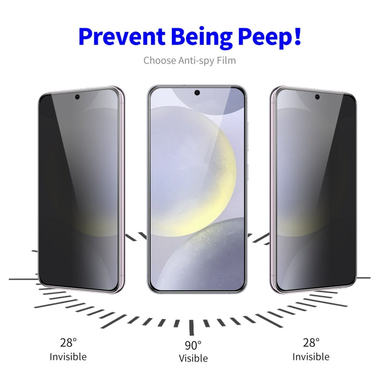 For Samsung Galaxy S24+ 5G 2pcs ENKAY Hat-Prince 28 Degree Anti-peeping Privacy Tempered Glass Film