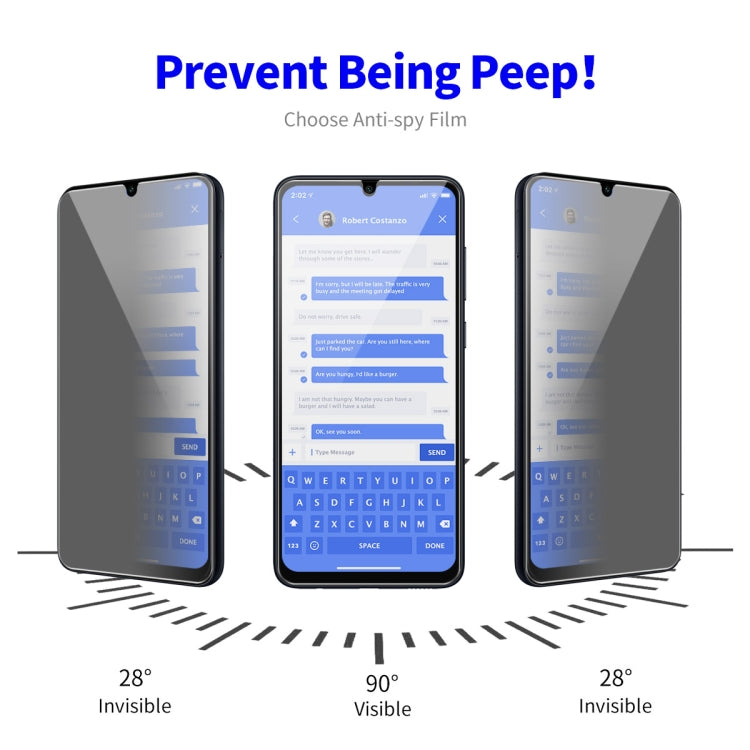 For Samsung Galaxy A05 / A05s ENKAY Hat-Prince 28 Degree Anti-peeping Privacy Tempered Glass Film