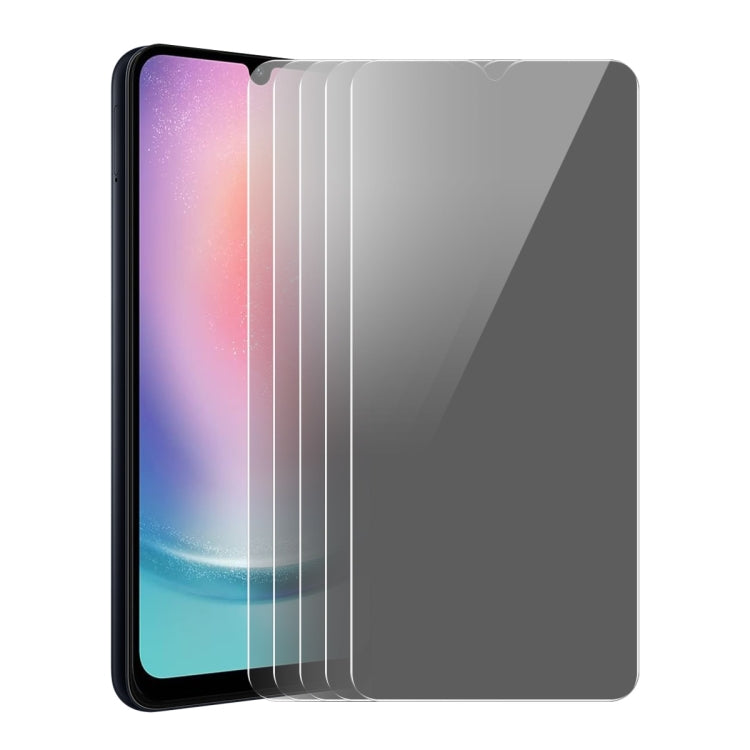 For Samsung Galaxy F34 5G / M54 5G 5pcs ENKAY Hat-Prince 28 Degree Anti-peeping Privacy Tempered Glass Film
