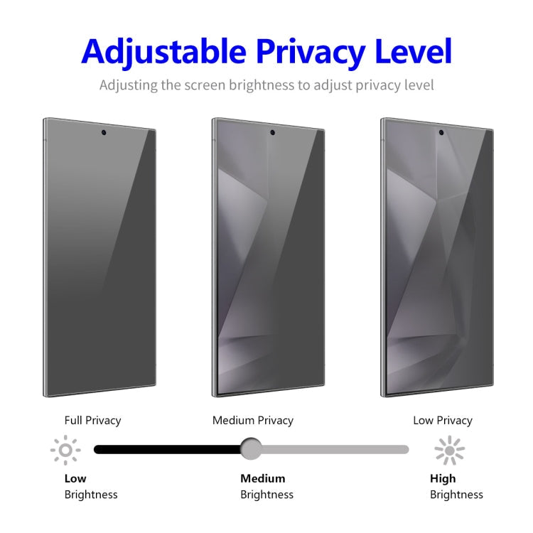 For Samsung Galaxy S24 Ultra 5G 5pcs ENKAY Hat-Prince 28 Degree Anti-peeping Privacy Tempered Glass Film