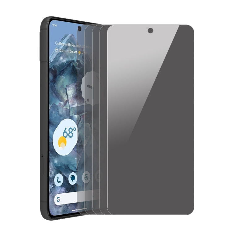For Google Pixel 8 Pro 5pcs ENKAY Hat-Prince 28 Degree Anti-peeping Privacy Tempered Glass Film