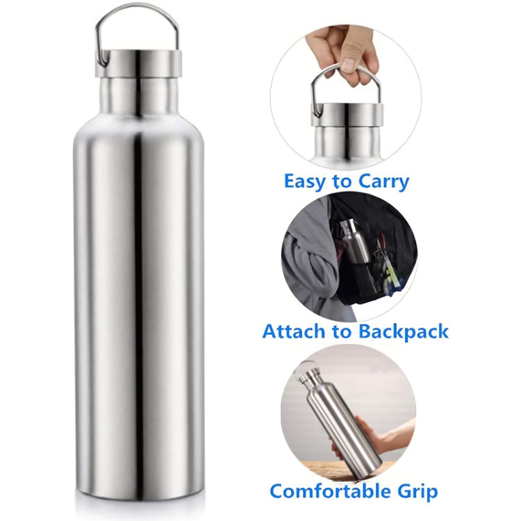 JUNSUNMAY 304 Stainless Steel Vacuum Bottle Wide Mouth Insulated Water Bottle, Capacity:350ml