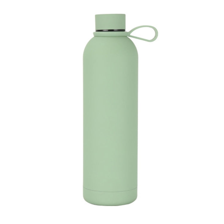 JUNSUNMAY Candy Colored Coating 304 Stainless Steel Water Vacuum Bottle, Capacity:750ml(Green)