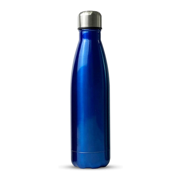 JUNSUNMAY 304 Stainless Steel Double-layer Vacuum Insulated Water Bottle, Capacity:350ml(Blue)