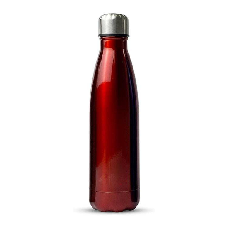JUNSUNMAY 304 Stainless Steel Double-layer Vacuum Insulated Water Bottle, Capacity:500ml(Red)