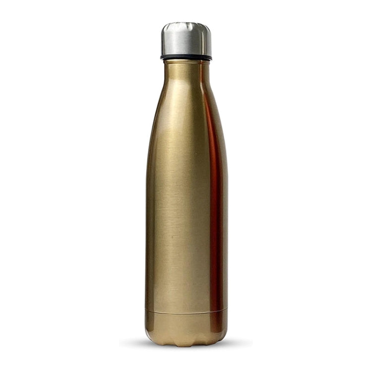 JUNSUNMAY 304 Stainless Steel Double-layer Vacuum Insulated Water Bottle, Capacity:750ml(Golden)