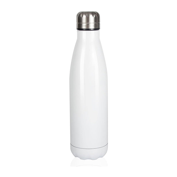 JUNSUNMAY 304 Stainless Steel Double-layer Vacuum Insulated Water Bottle, Capacity:1000ml(White)