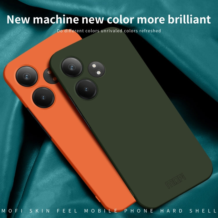 For Realme GT Neo6 SE MOFI Qin Series Skin Feel All-inclusive PC Phone Case(Orange)