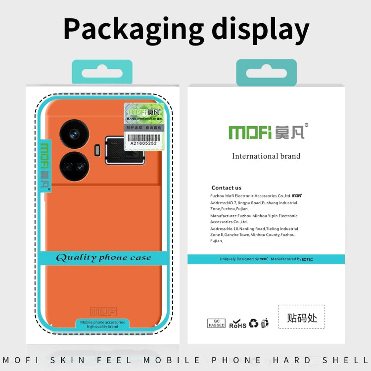 For Realme GT Neo6 SE MOFI Qin Series Skin Feel All-inclusive PC Phone Case(Pink)