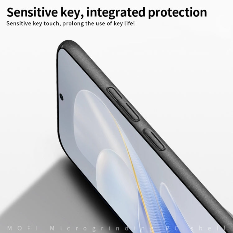 For vivo S19 MOFI Fandun Series Frosted PC Ultra-thin All-inclusive Phone Case(Black)