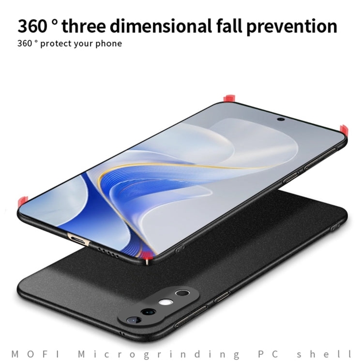For vivo S19 MOFI Fandun Series Frosted PC Ultra-thin All-inclusive Phone Case(Blue)