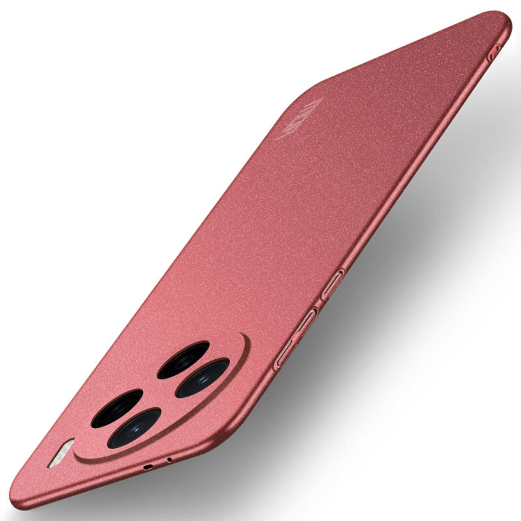 For vivo X200 MOFI Fandun Series Frosted PC Ultra-thin All-inclusive Phone Case(Red)