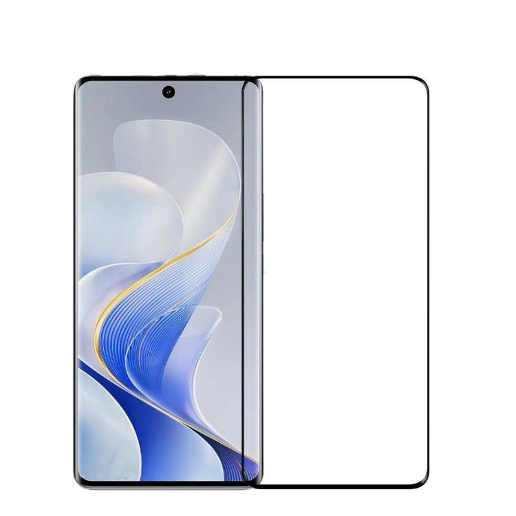 For vivo S19 Pro PINWUYO 9H 3D Hot Bending Tempered Glass Film(Black)