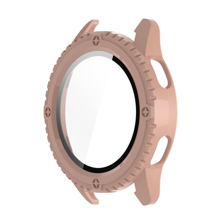 For Xiaomi Watch S3 ENKAY Hat-Prince Full Coverage Tempered Glass Film Integrated PC Watch Cover(Pink)