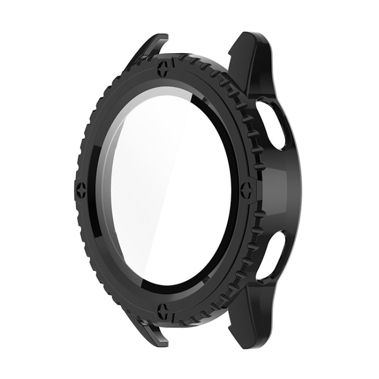 For Xiaomi Watch S3 ENKAY Hat-Prince Full Coverage Tempered Glass Film Integrated PC Watch Cover(Black)