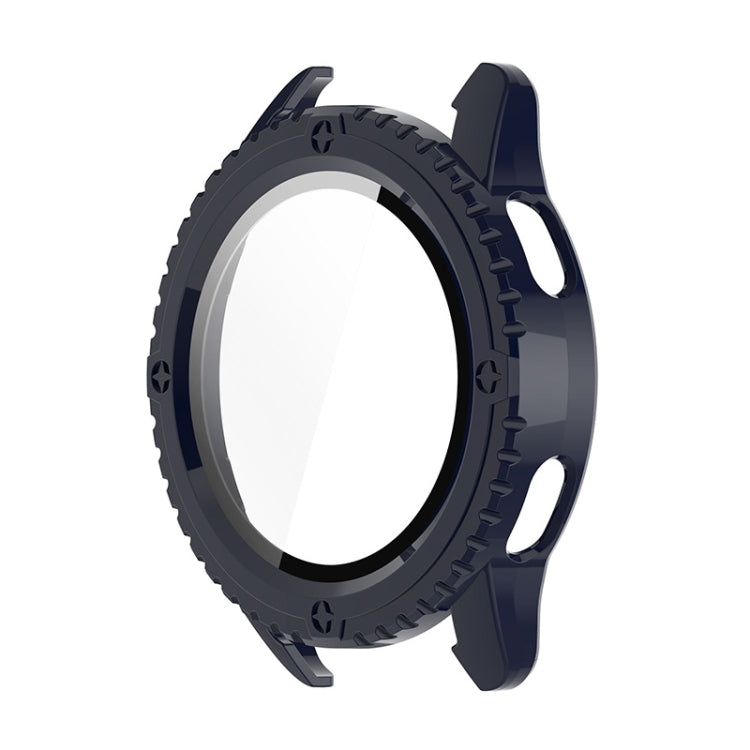 For Xiaomi Watch S3 ENKAY Hat-Prince Full Coverage Tempered Glass Film Integrated PC Watch Cover(Dark Blue)