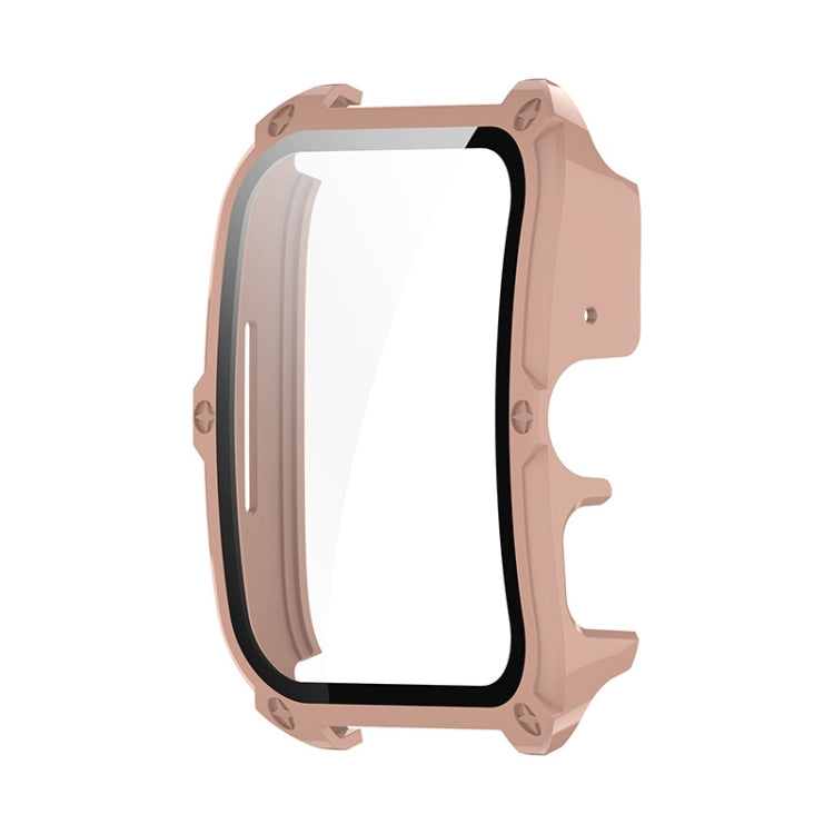 For OPPO Watch 4 Pro ENKAY Hat-Prince Full Coverage Tempered Glass Film Integrated PC Watch Cover(Pink)