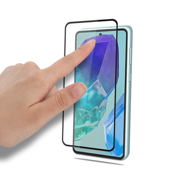 For Samsung Galaxy M55 mocolo 2.5D Full Glue Full Cover Tempered Glass Film