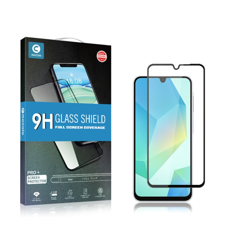 For Samsung Galaxy A16 5G mocolo 2.5D Full Glue Full Cover Tempered Glass Film