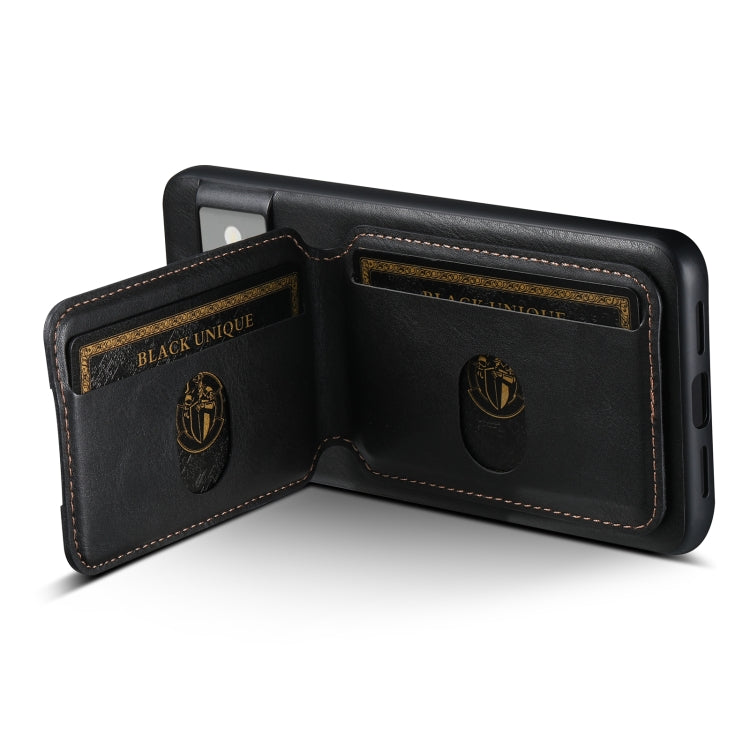 For Google Pixel 8 Pro Suteni H02 Leather Wallet Stand Back Phone Case(Black)
