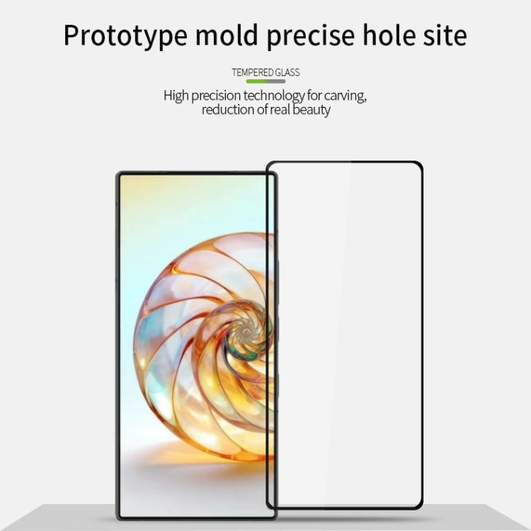 For ZTE nubia Z60 Ultra PINWUYO 9H 2.5D Full Screen Tempered Glass Film(Black)