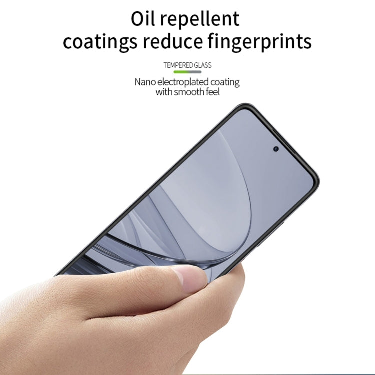 For ZTE Axon 60 Ultra PINWUYO 9H 2.5D Full Screen Tempered Glass Film(Black)