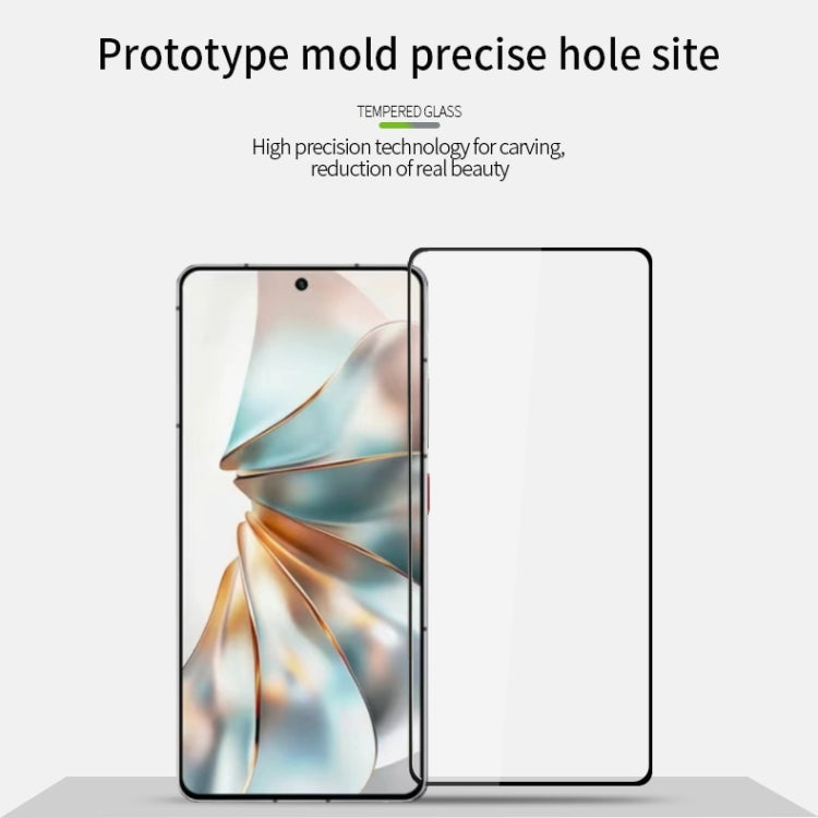 For ZTE nubia Z60S Pro PINWUYO 9H 2.5D Full Screen Tempered Glass Film(Black)