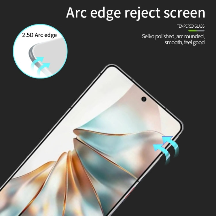 For ZTE nubia Z60S Pro PINWUYO 9H 2.5D Full Screen Tempered Glass Film(Black)